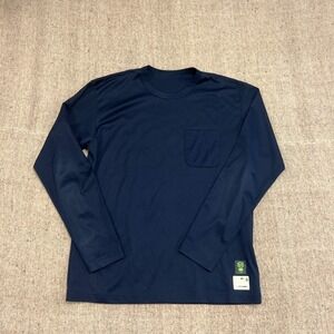 Undercover Long Sleeve Shirt Mens Medium Blue 2000s GFY Darkside